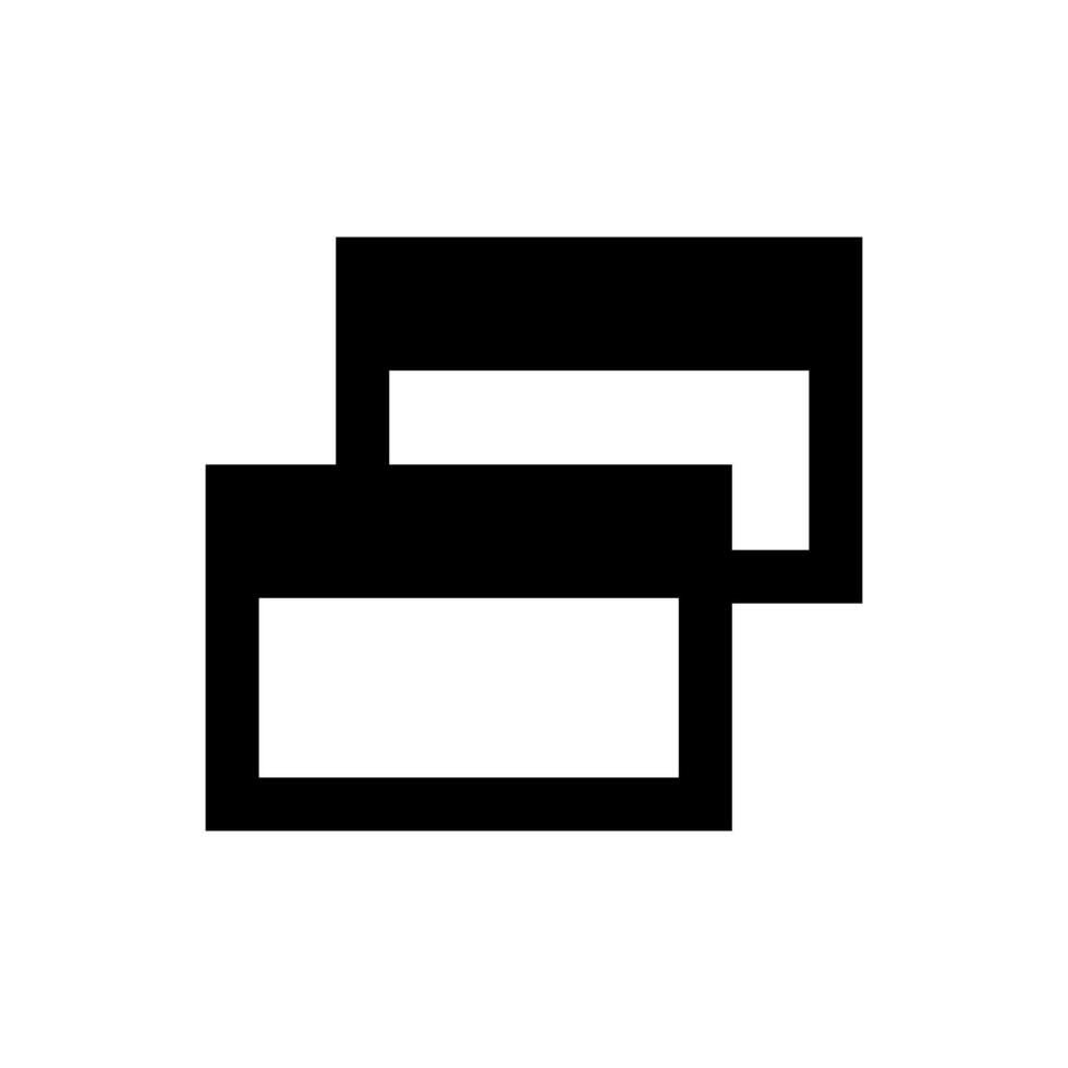 restore down icon vector design template