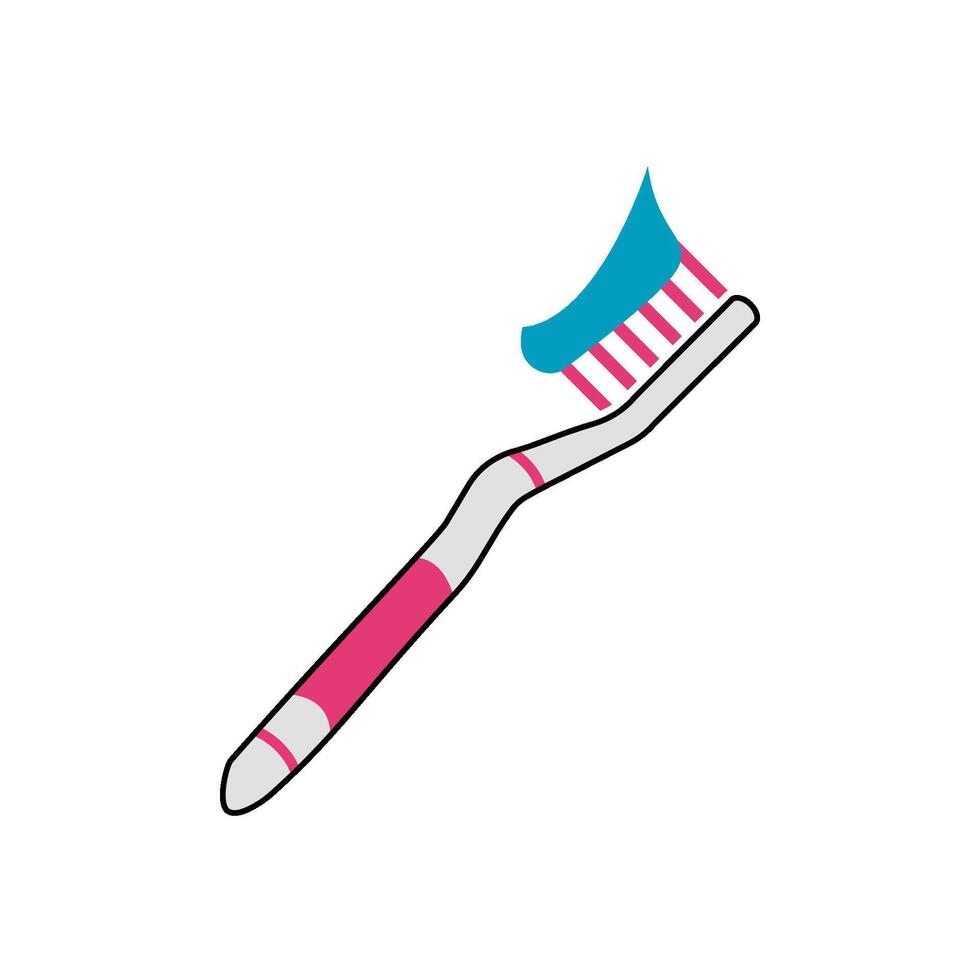 cepillo de dientes icono vector diseño plantillas