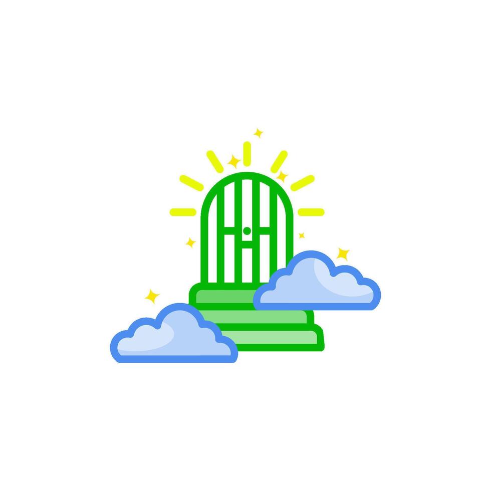 heaven icon vector design templates simple