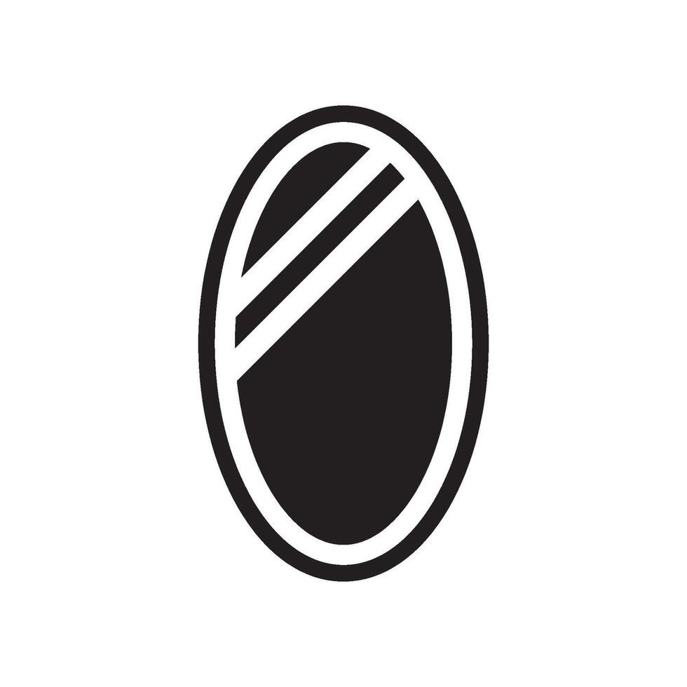 mirror icon vector design template