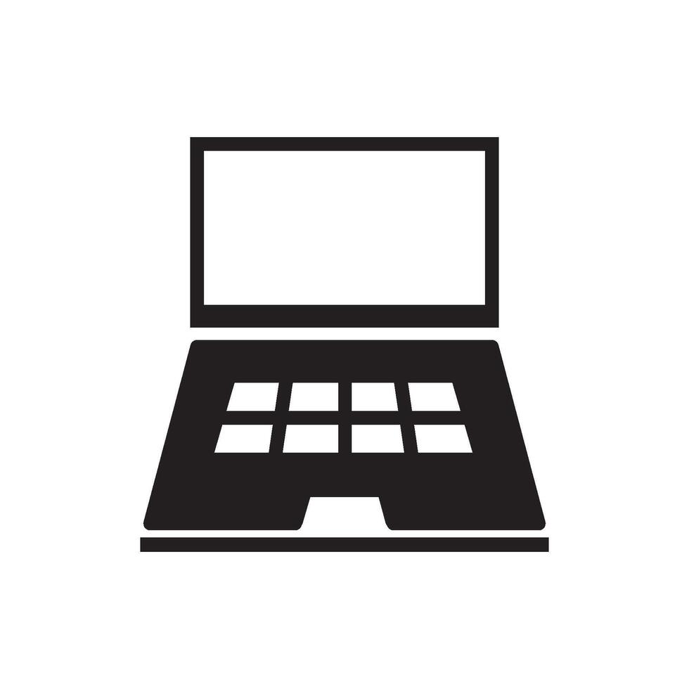 laptop icon vector design template