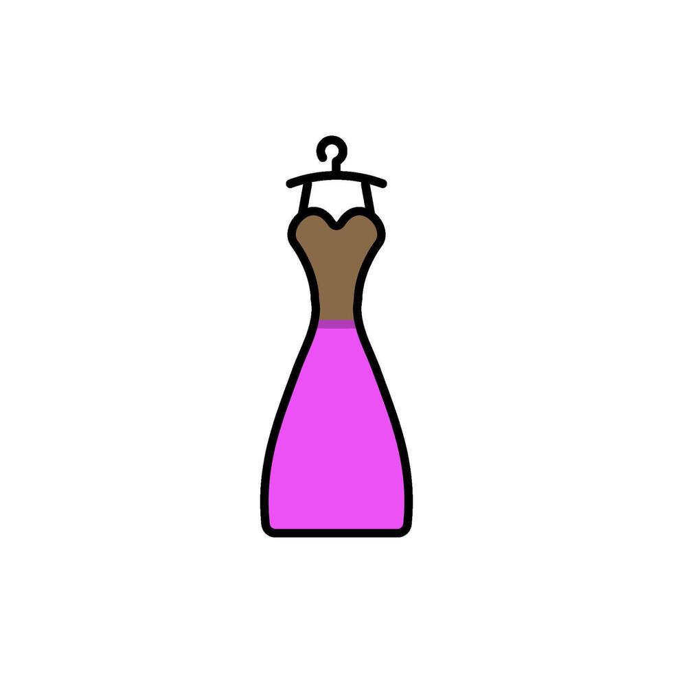 women dress icon vector design template