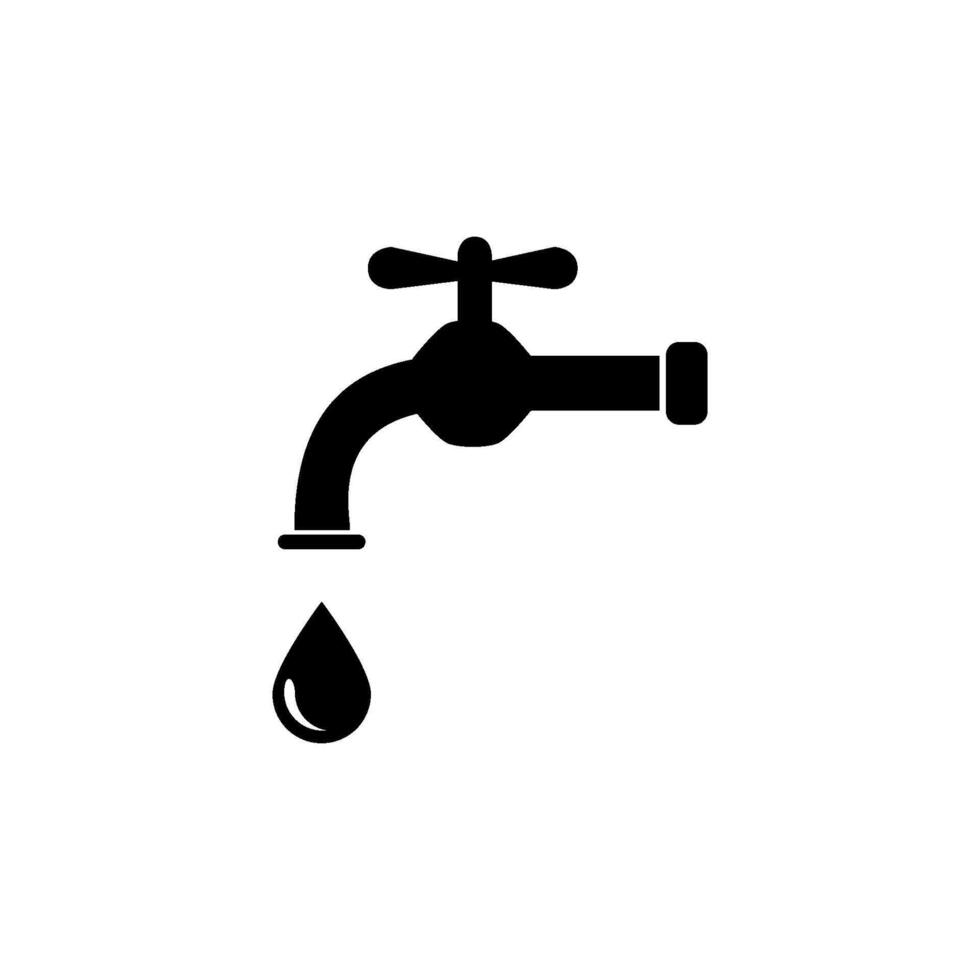 agua grifo icono vector diseño plantillas