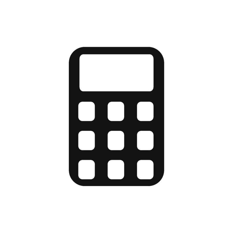 calculator  icon vector design template