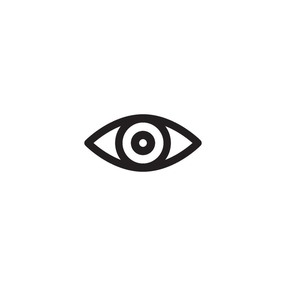 eye icon vector design template