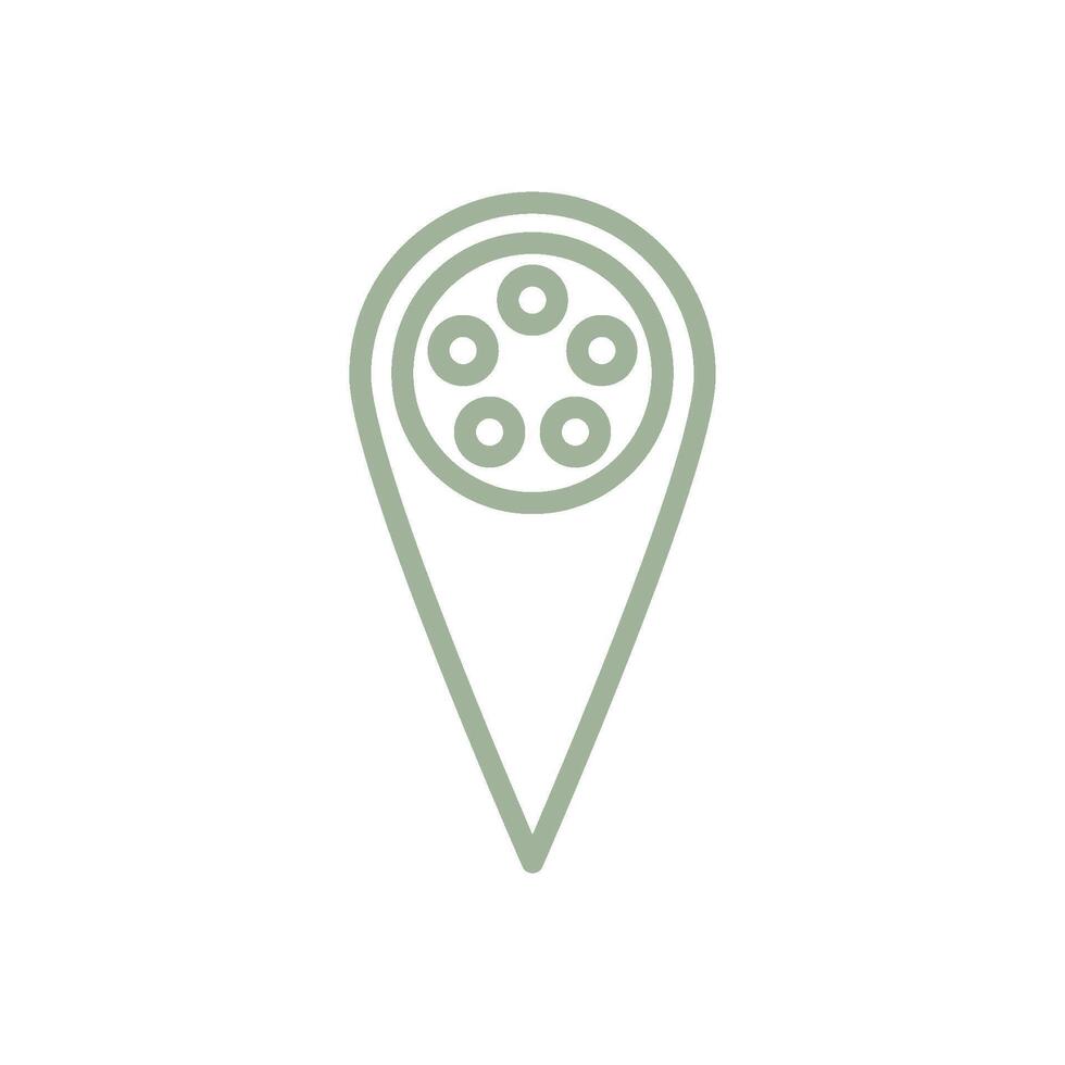 location  map pin icon vector design template