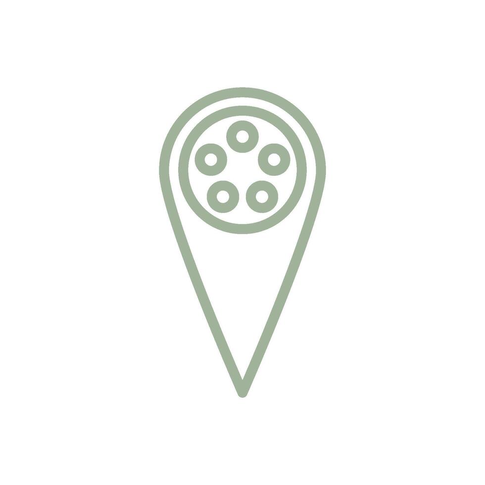 location  map pin icon vector design template