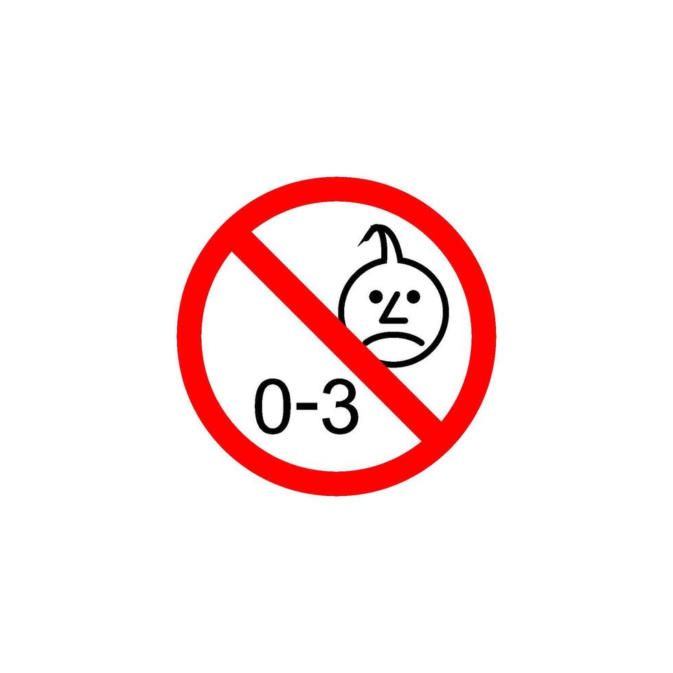 Prohibition  icon vector design template