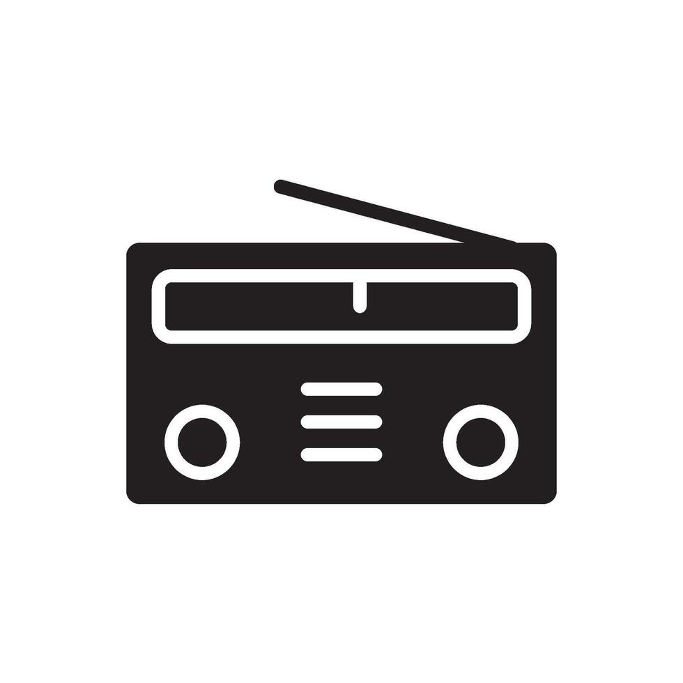 radio icon vector design templates