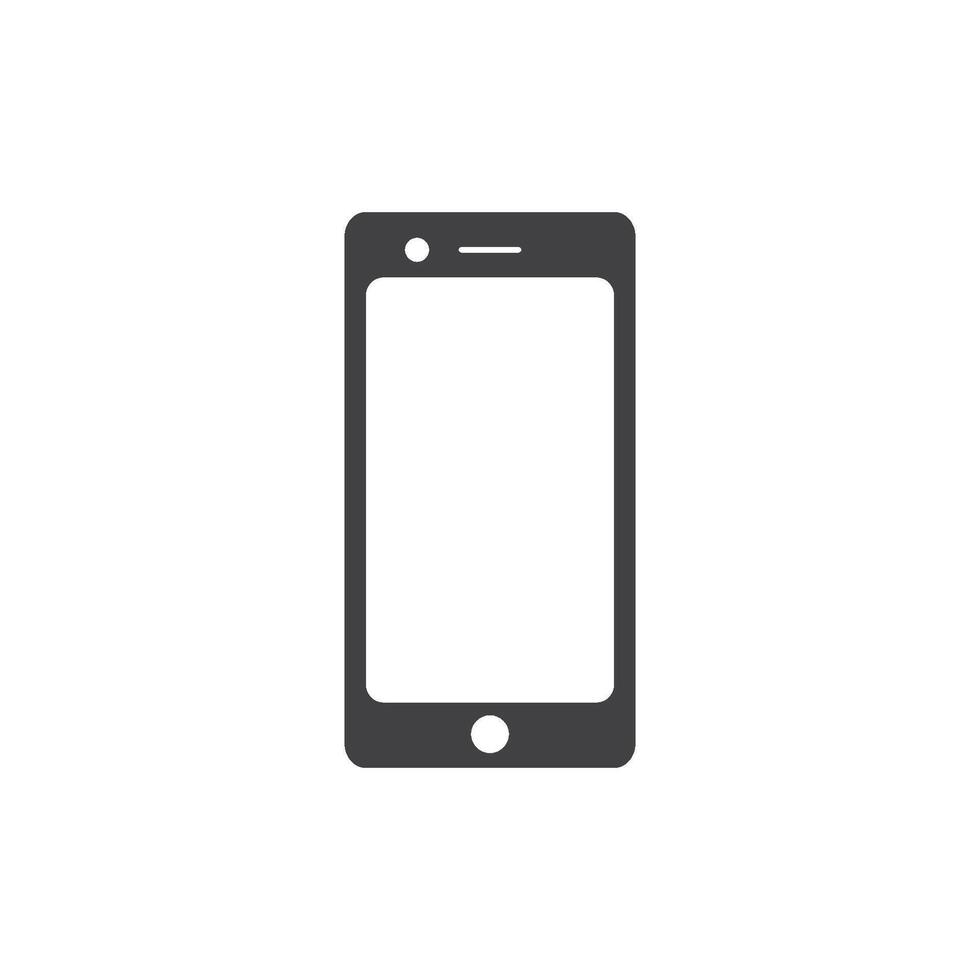 telephone or mobile phone smartphone icon vector design template