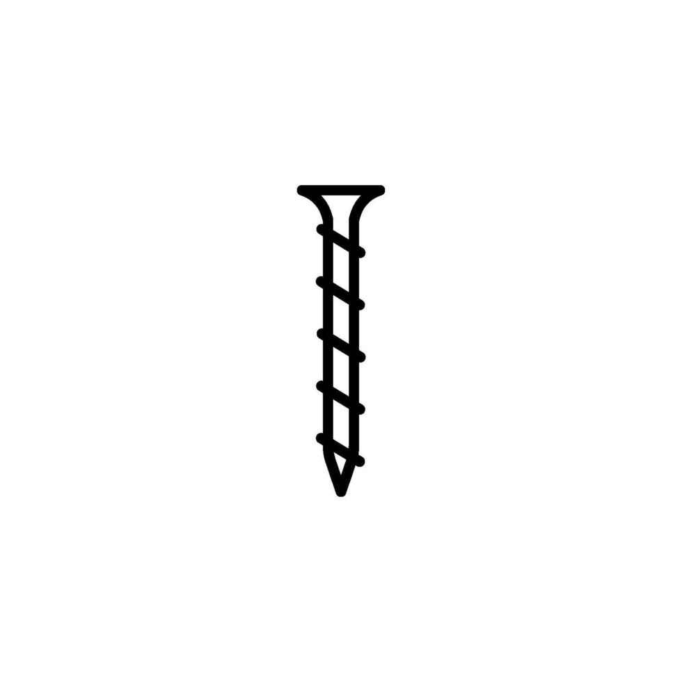 Metal Nail Icon vector design templates