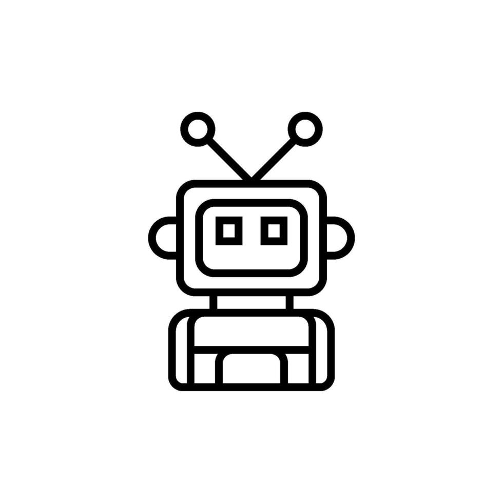 robot icono vector diseño plantillas