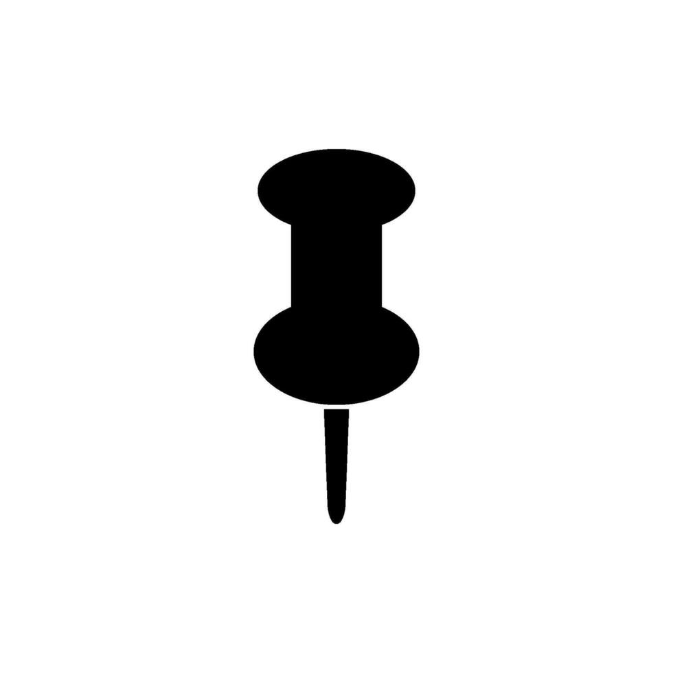 Push pin icon vector design template