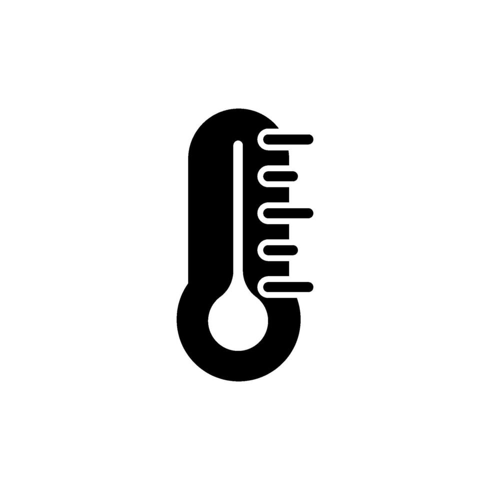 termómetro icono vector diseño plantillas