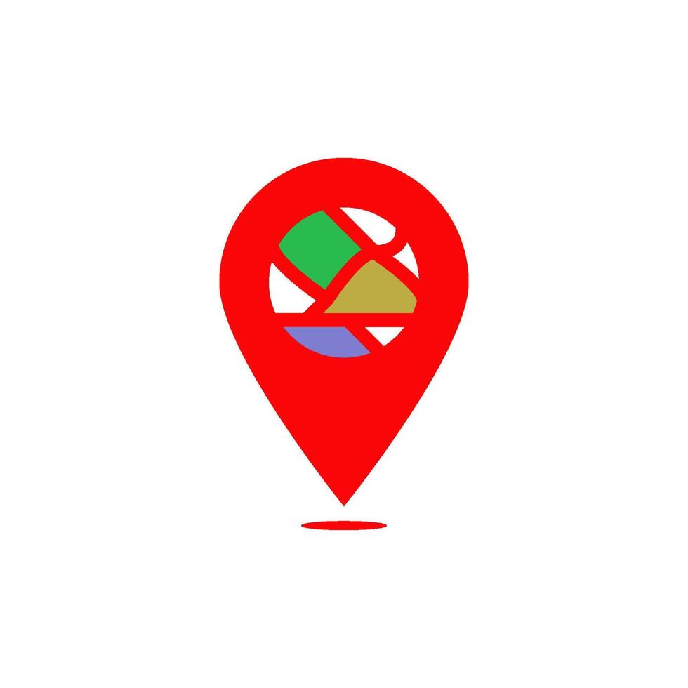 pin location icon design templates vector