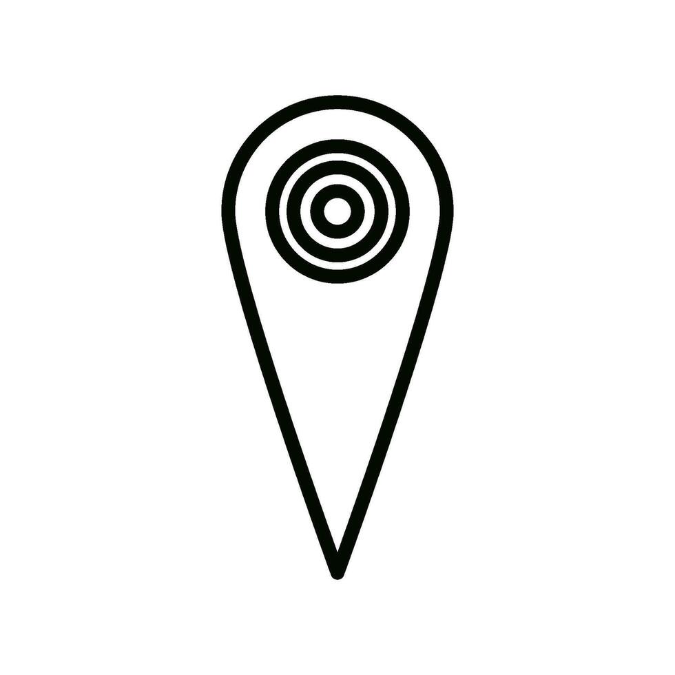 location  map pin icon vector design template