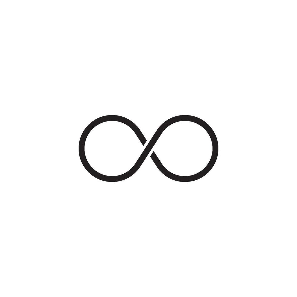 infinity icon vector design template