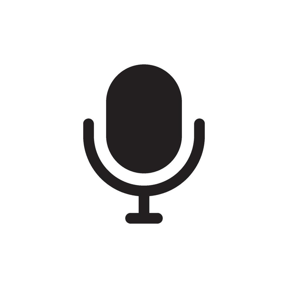 microphone icon vector design template