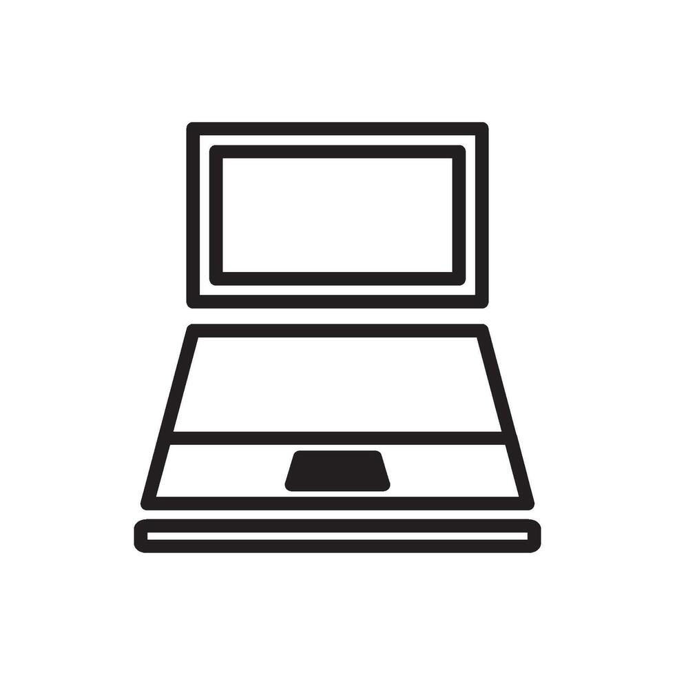 laptop icon vector design template