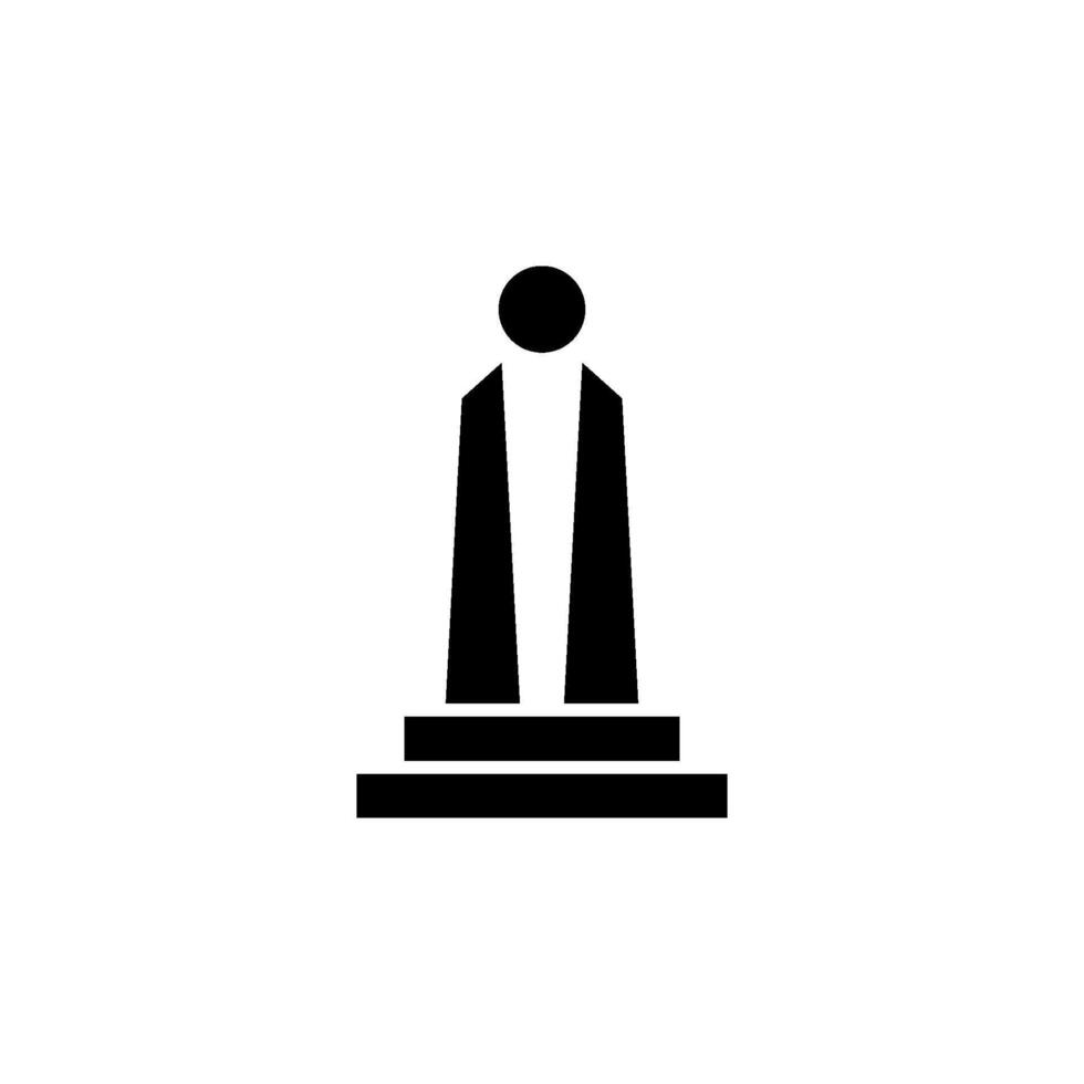 Monumento icono vector diseño plantillas