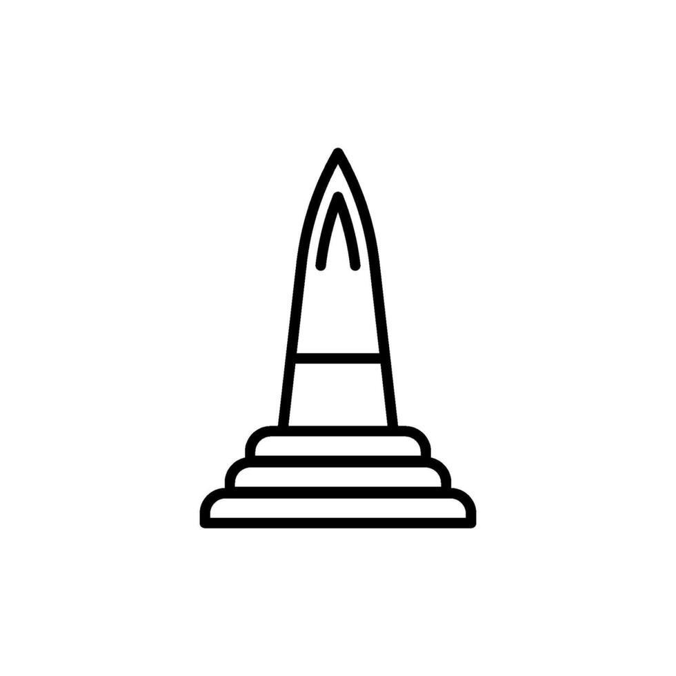 monument icon vector design templates