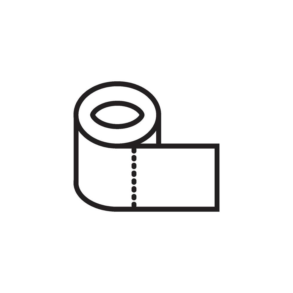 toilet tissue icon vector design templates