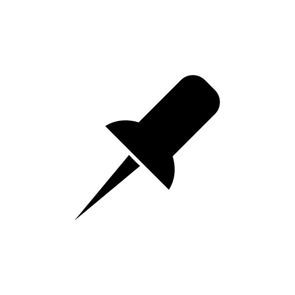 Push pin icon vector design template