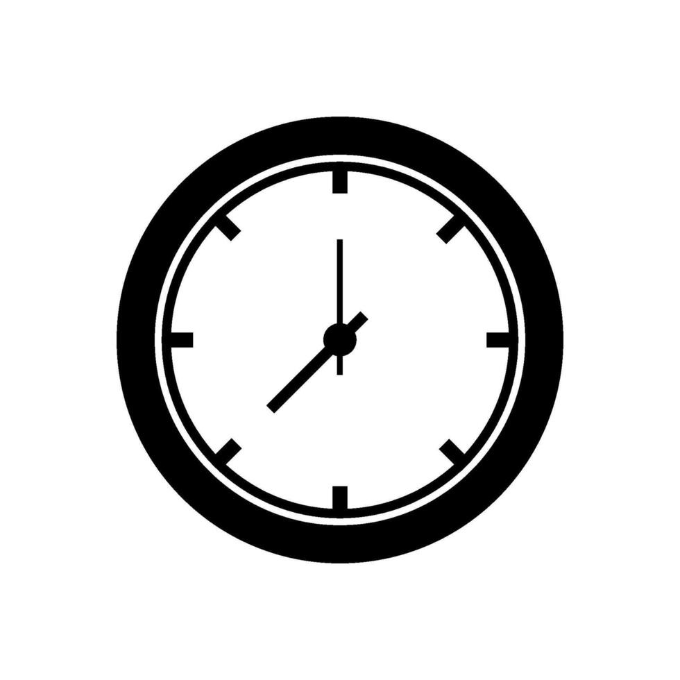 watch and clock time icon vector design template