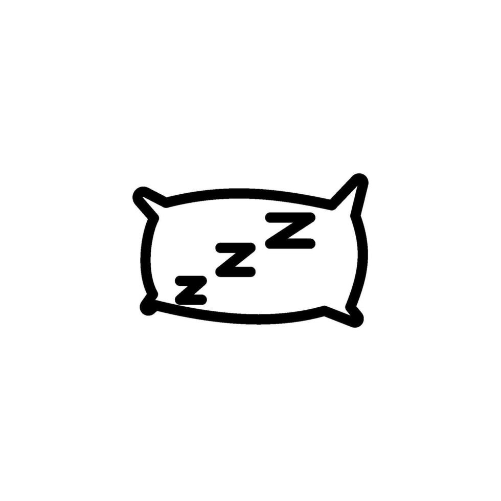 dormir icono vector diseño modelo