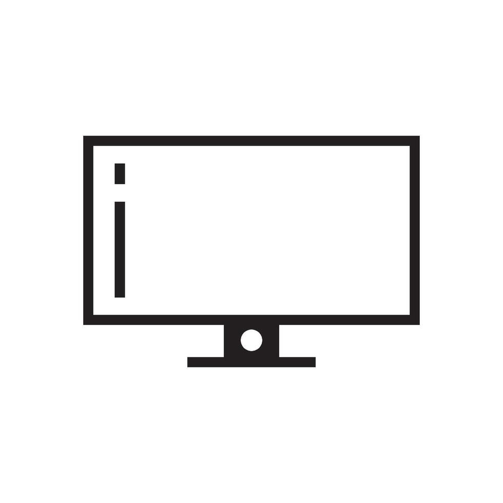 monitor  icon vector design template