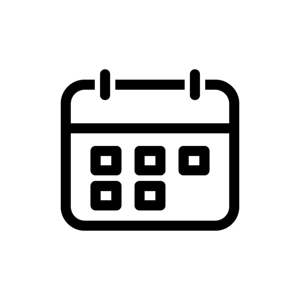 plantilla de diseño de vector de icono de calendario