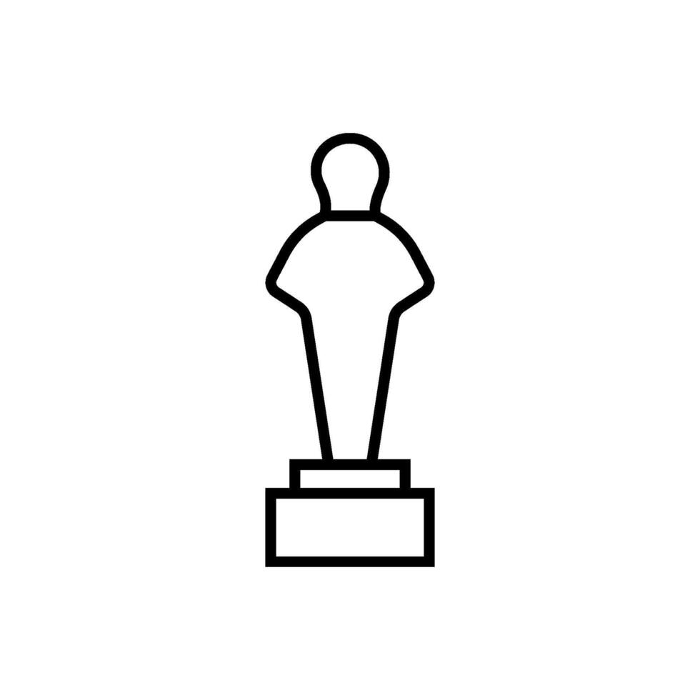 statue icon vector design templates
