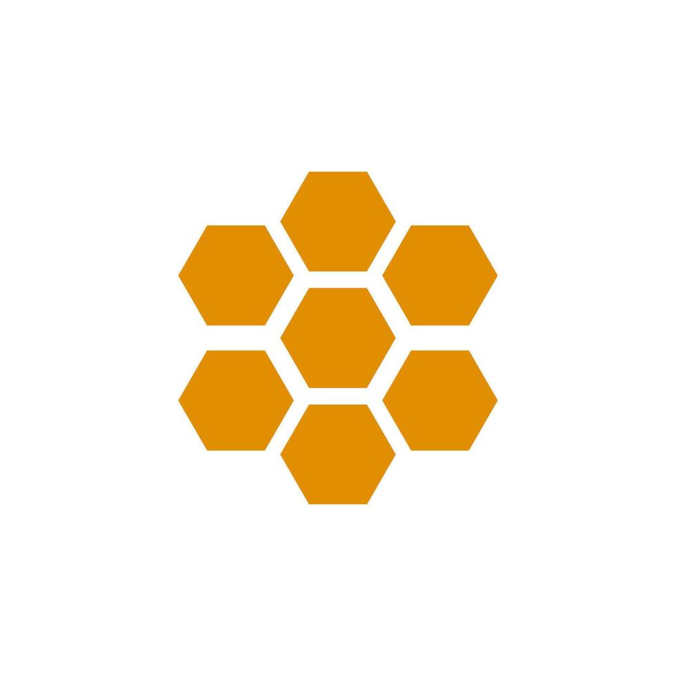 honey comb icon vector design template