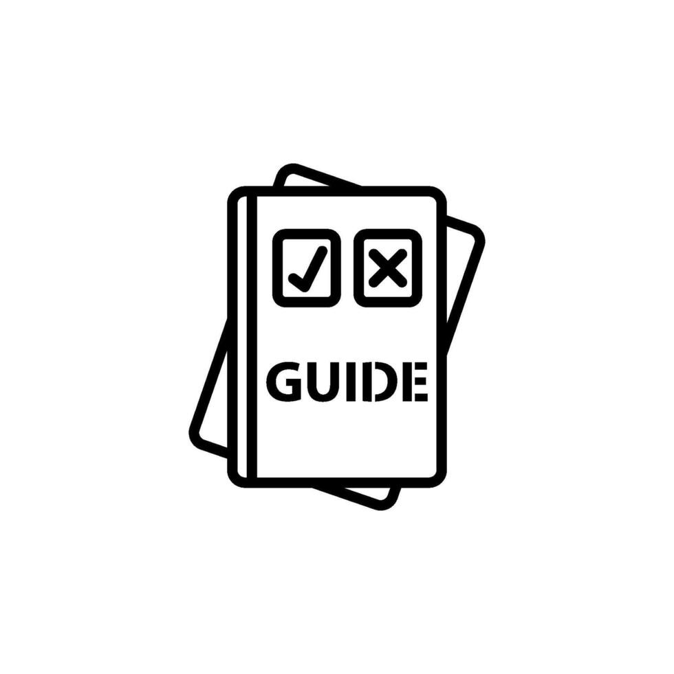 guide icon vector design templates