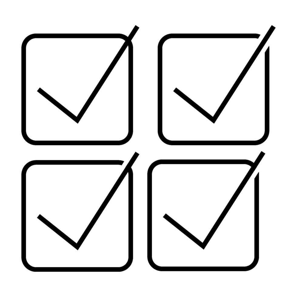 triangle check mark icon vector design templates