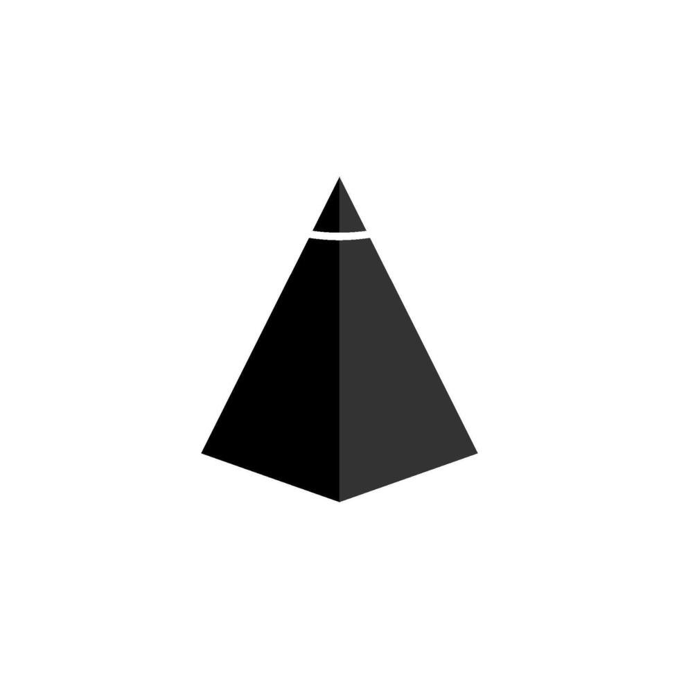 pyramid icon vector design template