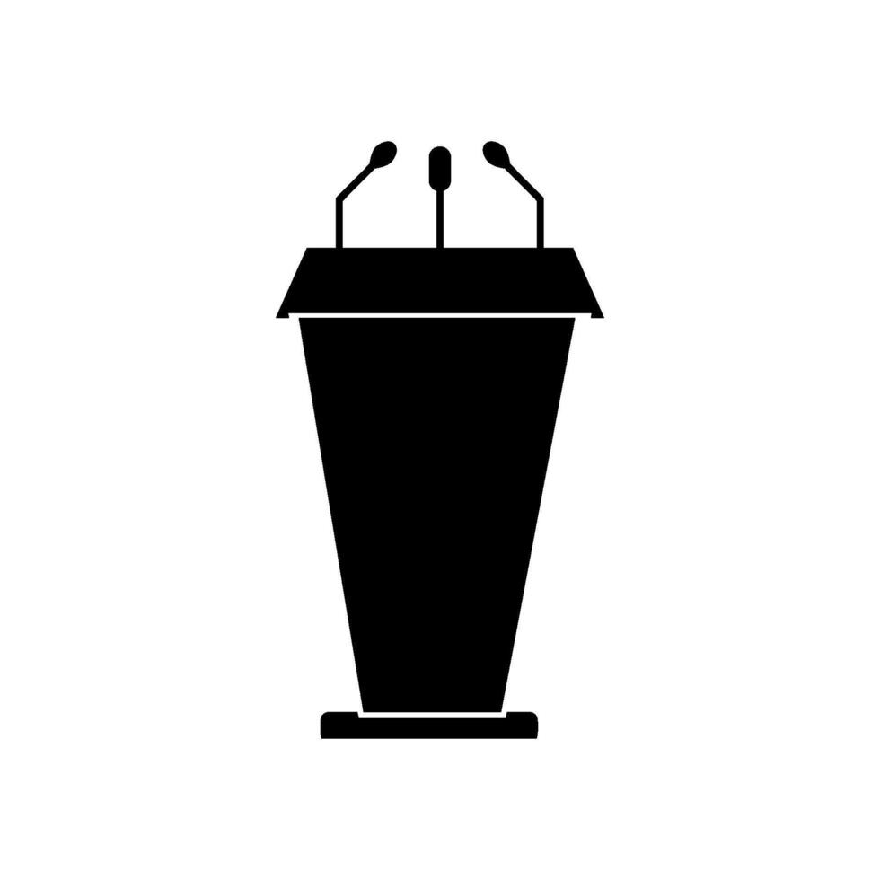 podium icon vector design template