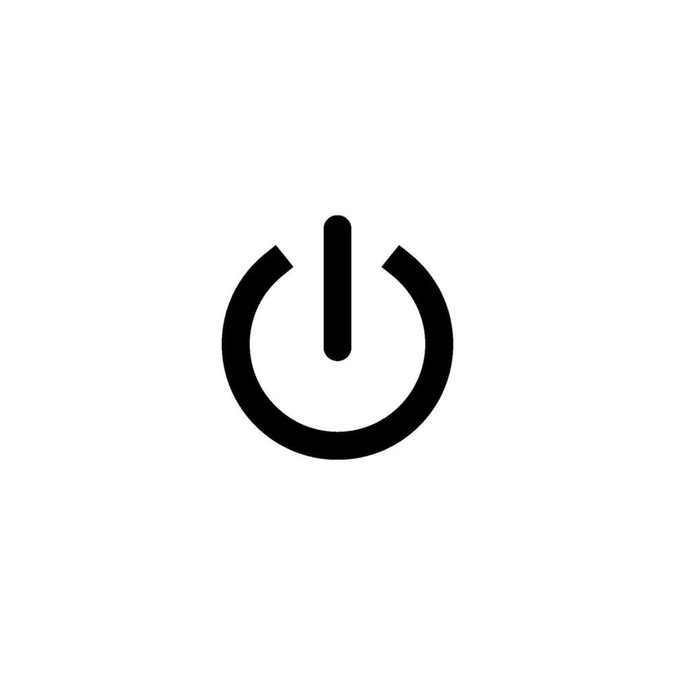 shutdown icon vector design template