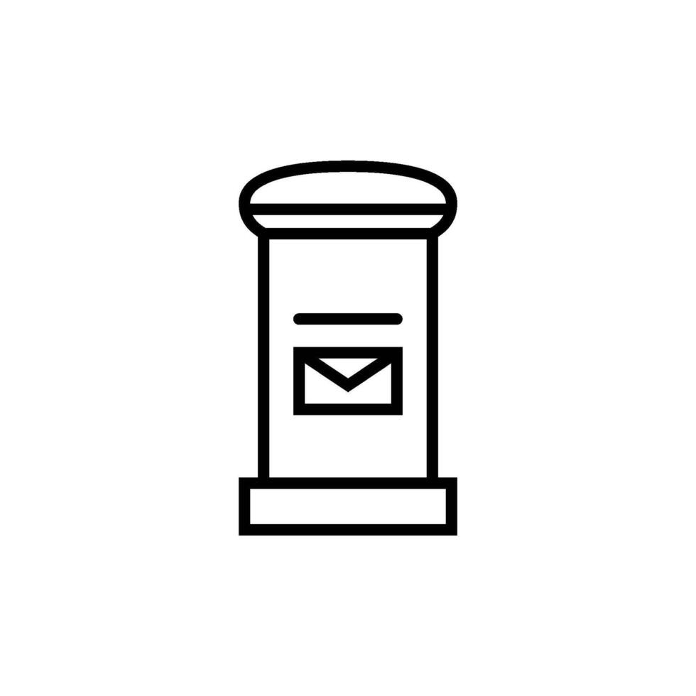 letter and mail box icon vector design templates