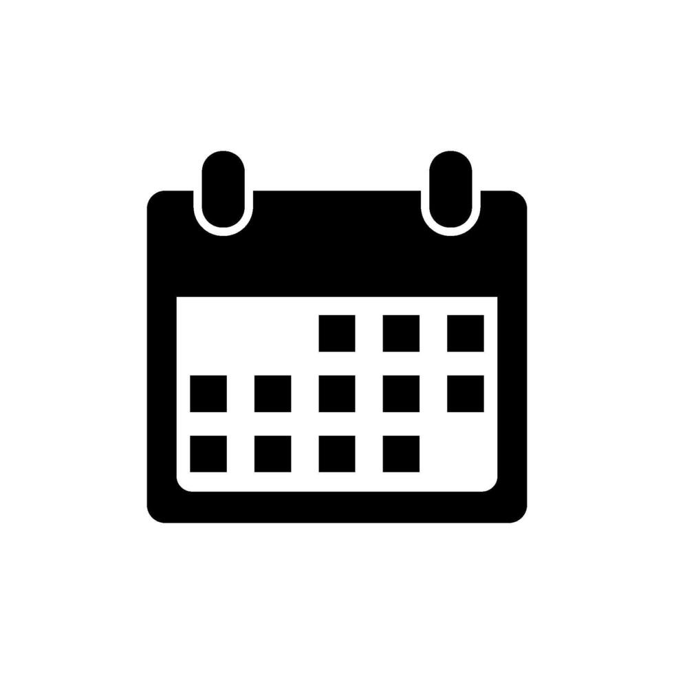 plantilla de diseño de vector de icono de calendario