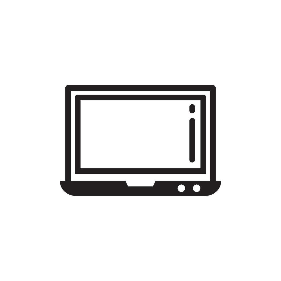 laptop icon vector design template