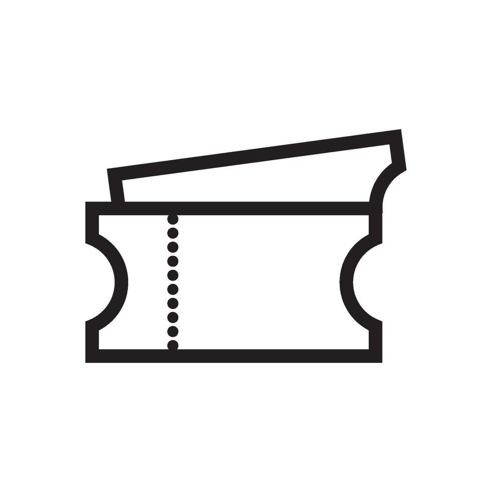 ticket icon vector design templates