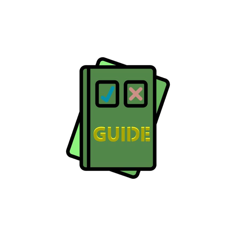 guide icon vector design templates