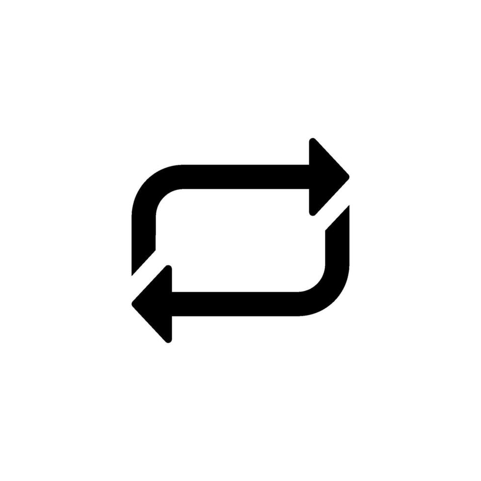 repeat icon design vector template