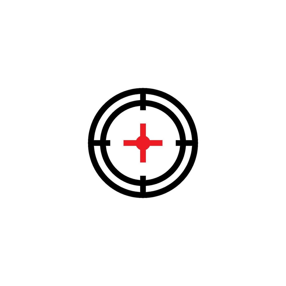 target icon vector design template