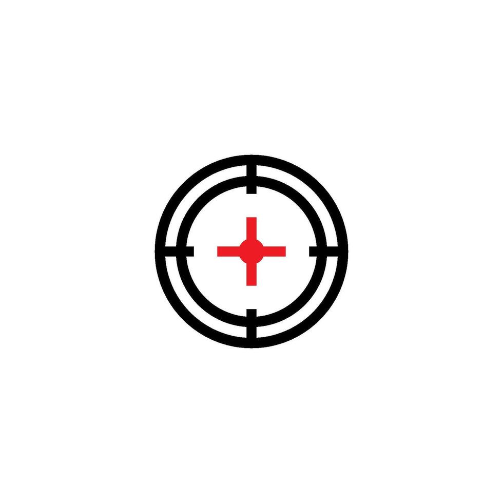 target icon vector design template