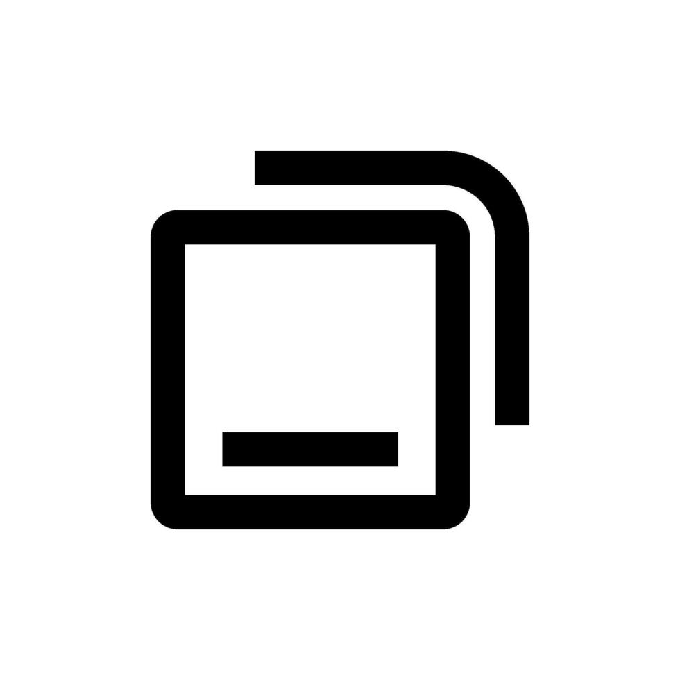 restore down icon vector design template