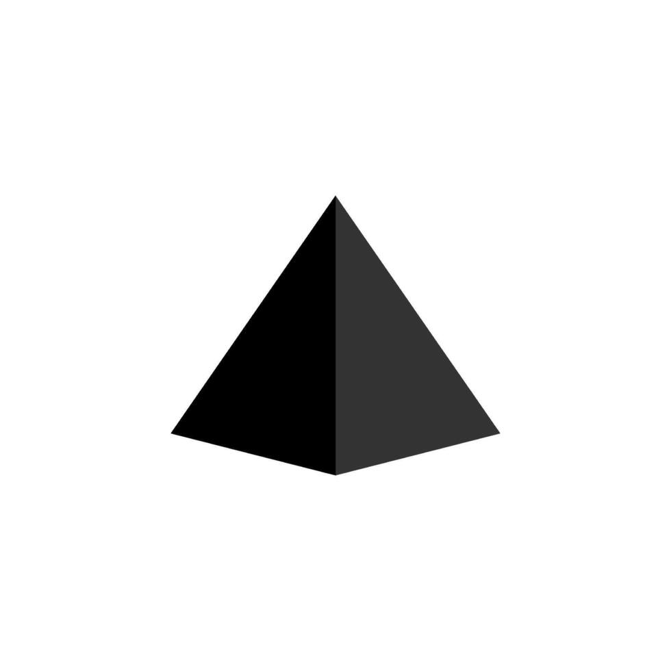 pyramid icon vector design template