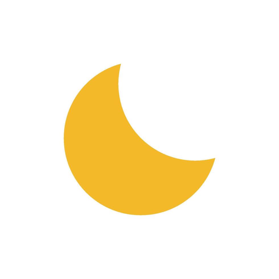 moon icon vector design template