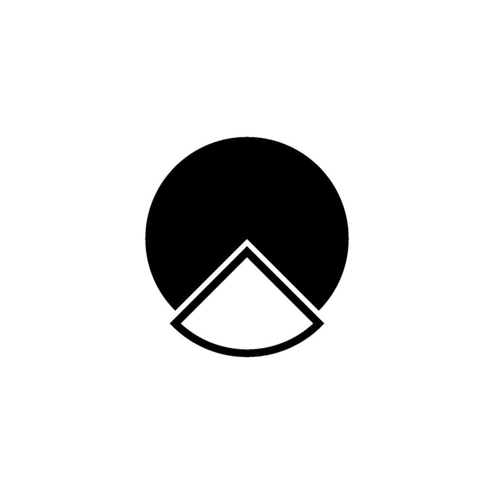 pie chart icon vector design template